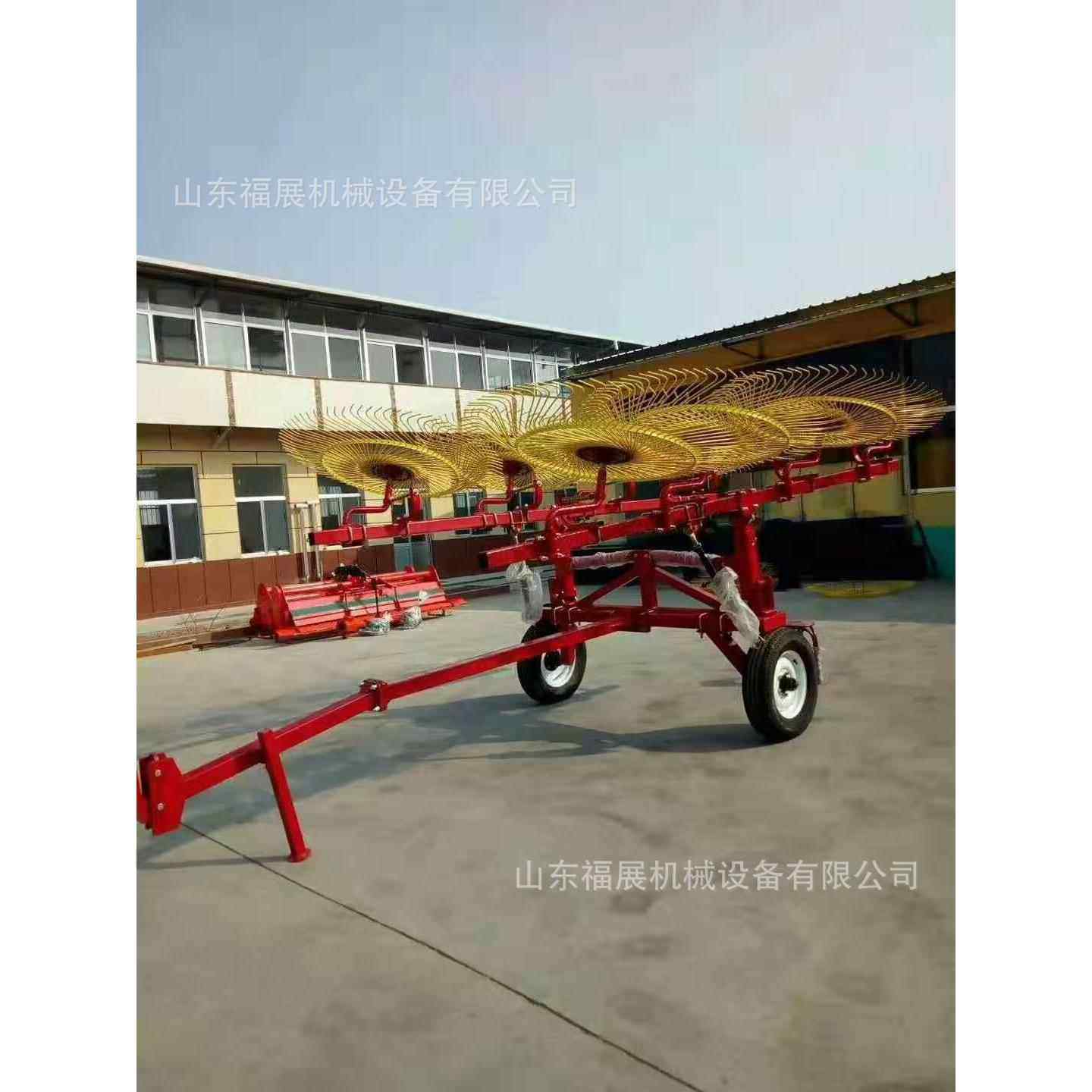 四轮后悬挂多功能快速搂秸秆牧草搂草机弹簧钢耐用搂草机