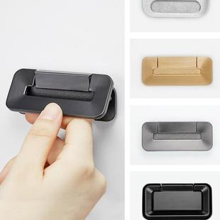 卡贝抽屉柜门暗拉手明装平装柜子衣柜把手现代简约小拉手锌合金