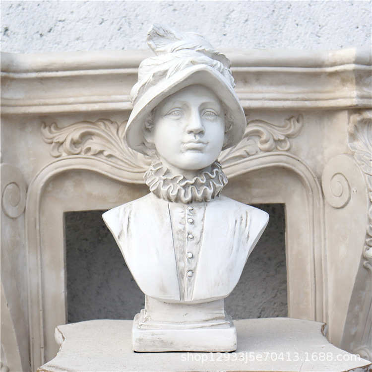 ins做旧复古气质女神像家居客厅卧室书房装饰户外花园摆件工艺品