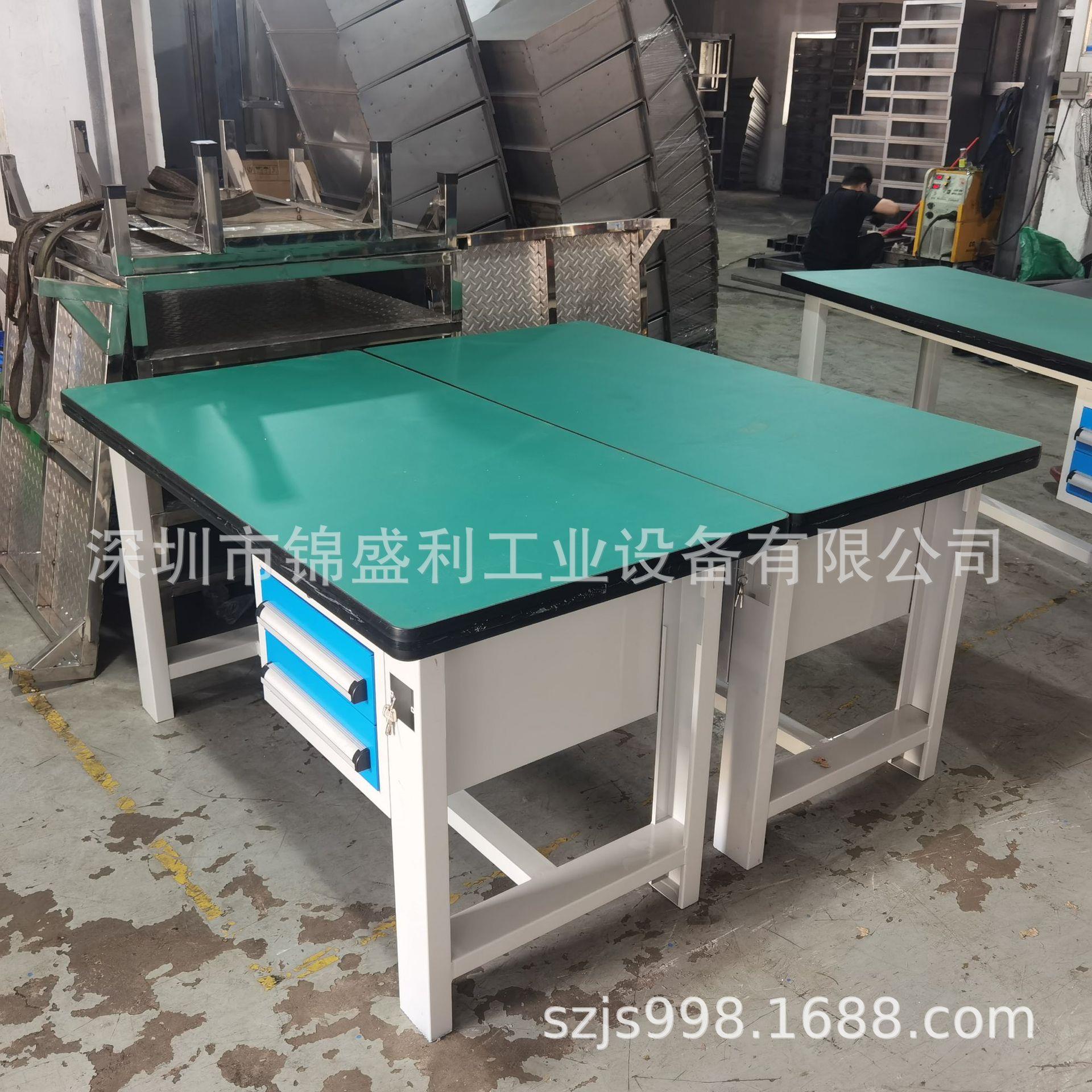 重型钳工装配台复合板实木钳工台维修工作台车间流水线组装台