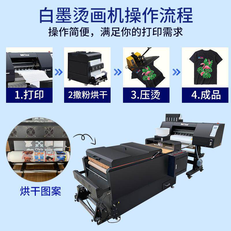 gdtf烫画膜打印机纺织服装t恤印32花机图案loo标热数码式柯烫烫画