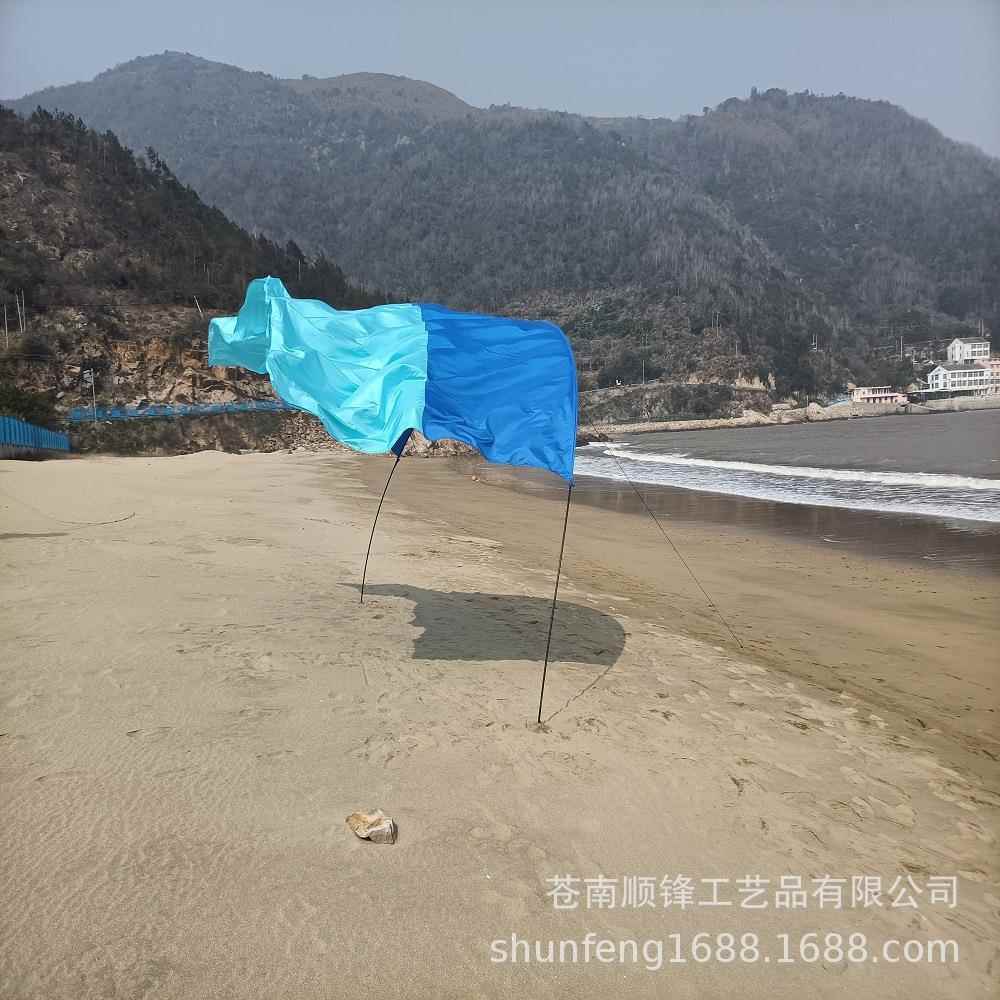 新款直销尼龙防水防晒遮阳海边度假沙滩天幕帐篷热销户外轻薄直供