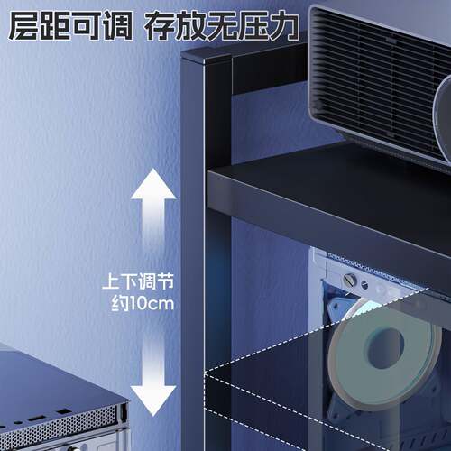 电脑主机托架电竞房台式机箱底座可移动支架落地式收纳整理置物架