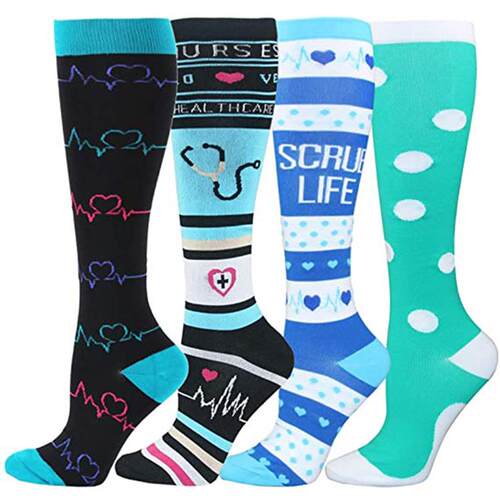 Compression Socks Running Marathon Sports Long Socks Men's