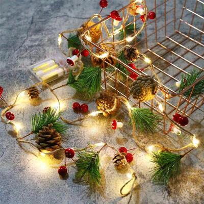 Christmas String Lights, 20 LED 71inch Christmas Garland Bat