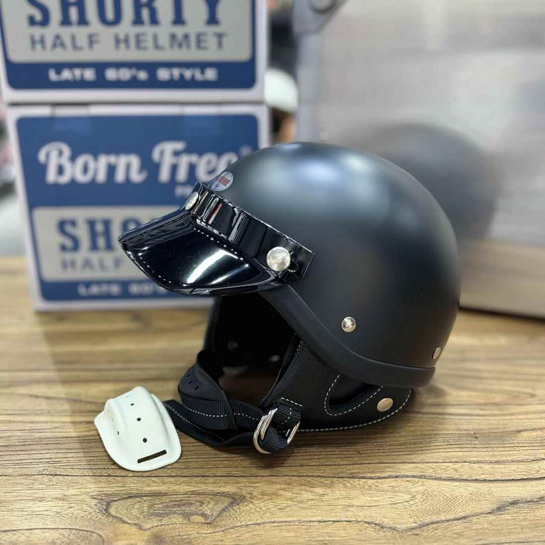 新bornfree式古小日盔体6复0哈雷机车头盔男女款Sthory半盔夏季瓢