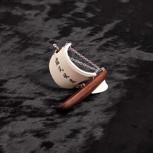 高档得 帆船牛皮汽风车挂件奔驰车内香山薰装原创一帆顺新车饰礼