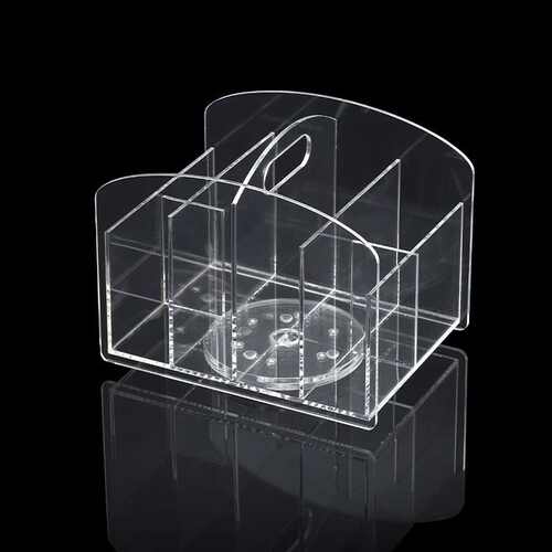 欧式家具亚克旋转小学习用品笔筒热销收纳风格力收纳盒摆件