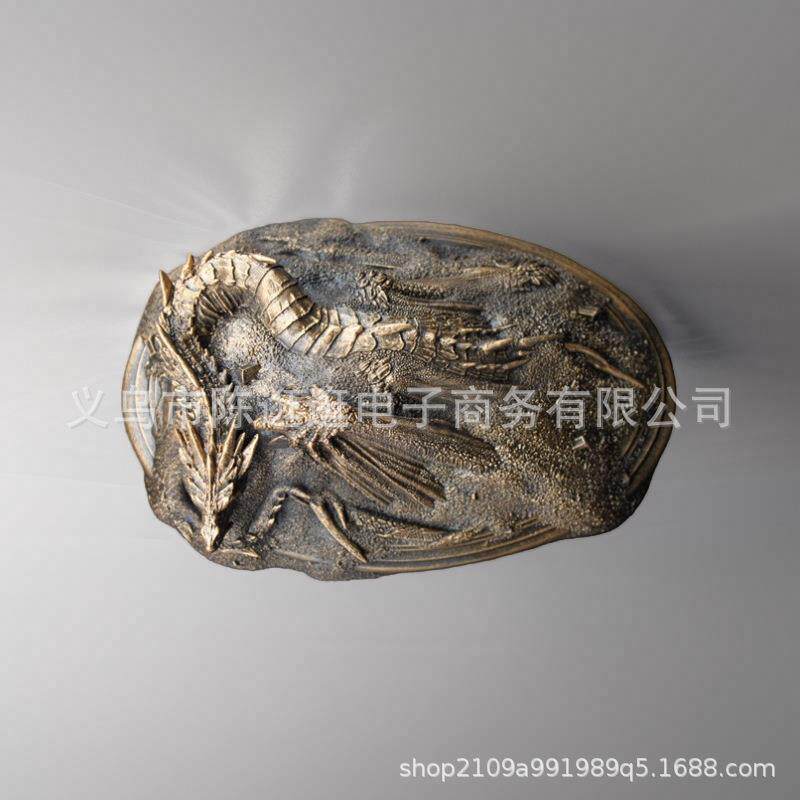 魔戒指环王史矛革守财龙仿铜色雕像桌面摆件现货