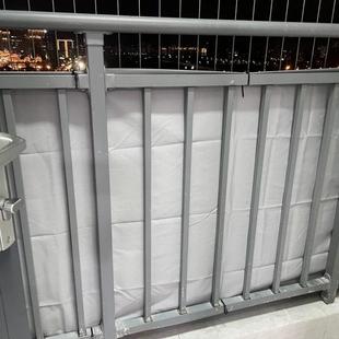 户外围栏阳台封闭神器围挡布护栏遮挡挡板栏杆防雨防风挡风隐私布