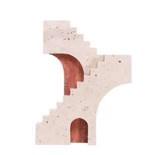 茶几石材售楼处品书架简约桌面摆件样板房现代大理石摆设创意几何