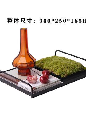 创意新中具禅意装陶瓷式茶金属托盘套组1068.106合桌面摆件博古架