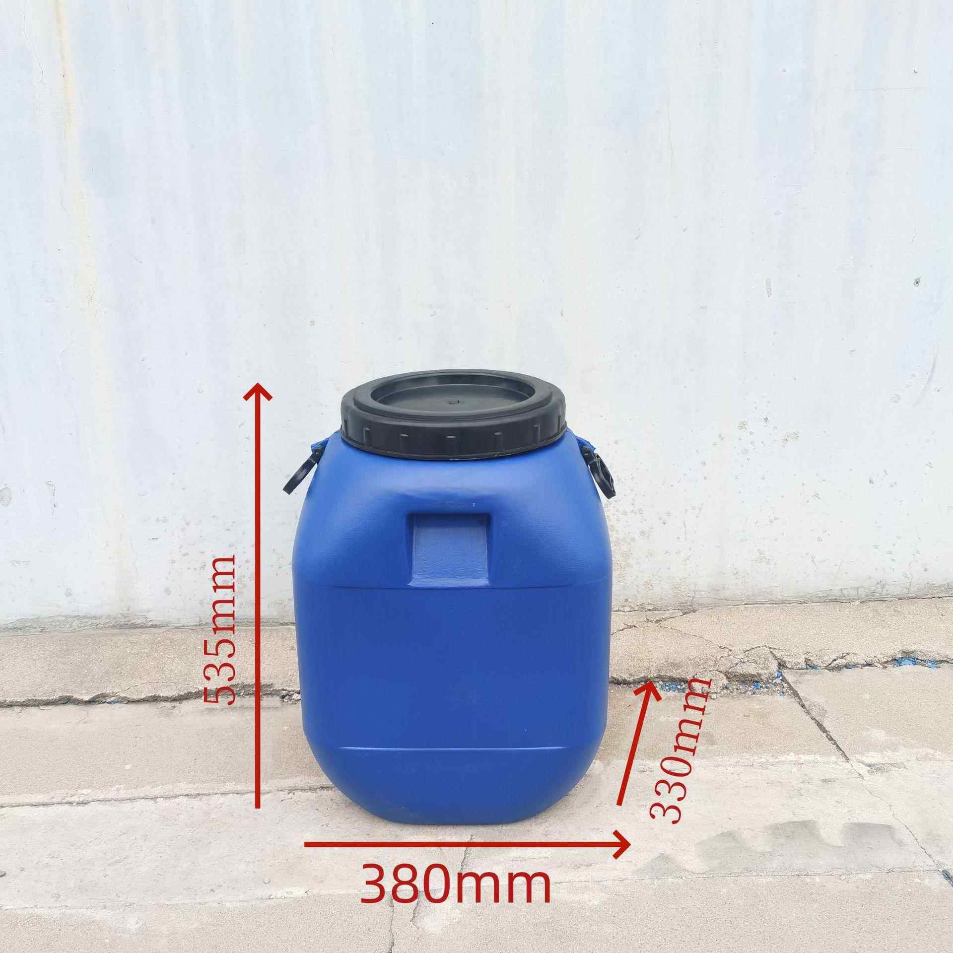 标款50升方桶供加0厚大478口色化工桶50公斤蓝5千克应出口蓝包装