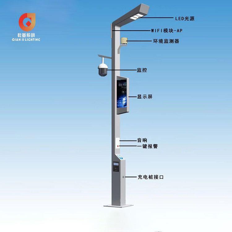 厂家非标智慧路灯城市多功能智慧路灯杆充电桩智能led智慧路灯