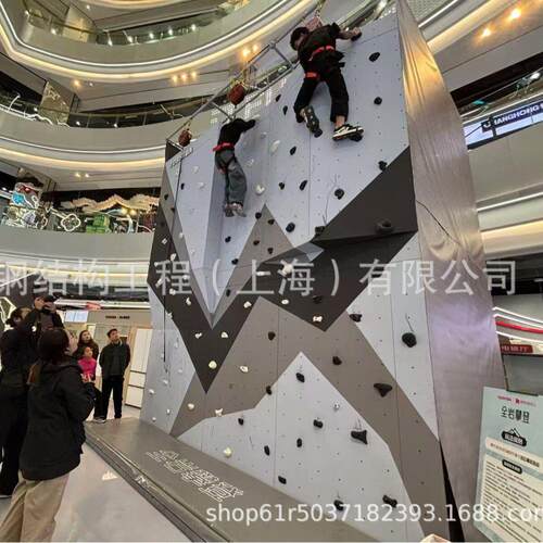 上海禹熙体育馆攀岩墙娱乐攀岩墙专业抱石馆施工安装 抱石攀岩馆