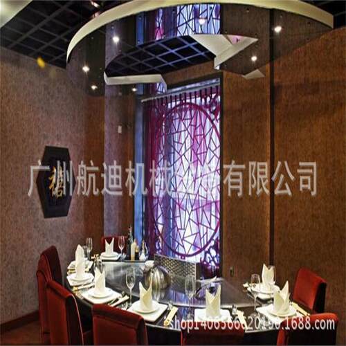 厂家供应各式铁板烧设备销售火锅旋转欢迎咨询多功能旋转火锅设备