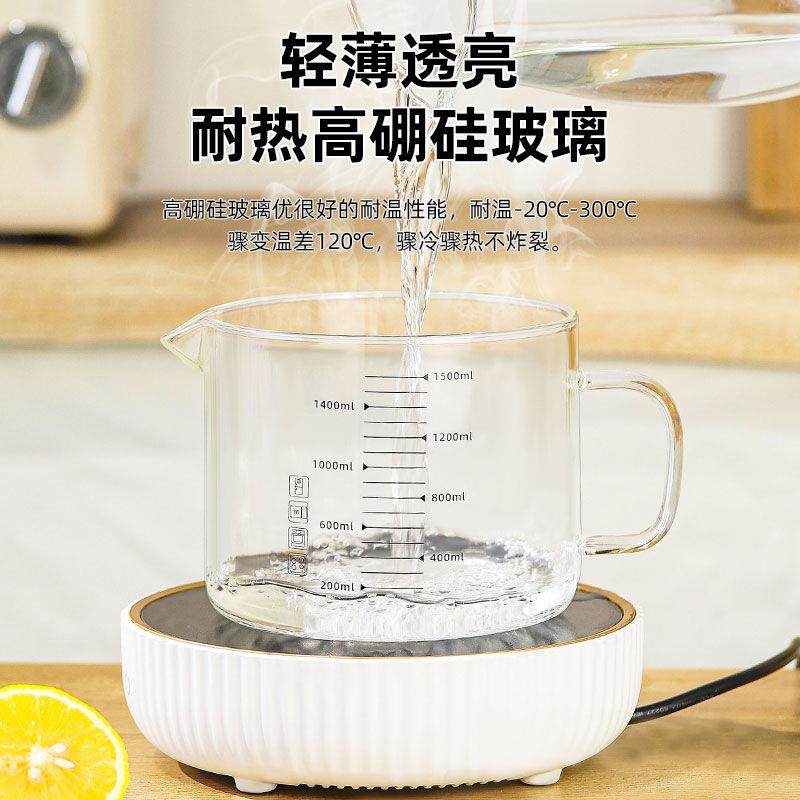 大容量厨房烘焙计量杯耐高温玻璃计量刻度杯明火直烧带手柄泡面碗,厨房/烹饪用具,杯子,淘宝优惠券,粉丝福利购,淘宝优惠卷