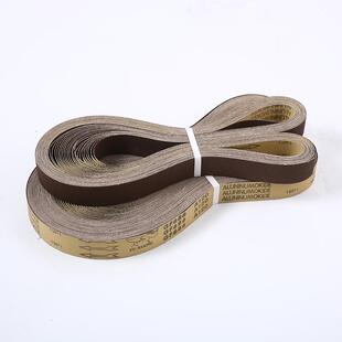 50*2100砂带机环形砂带条铜铝抛光打磨带小五金软布砂带卷黑砂带