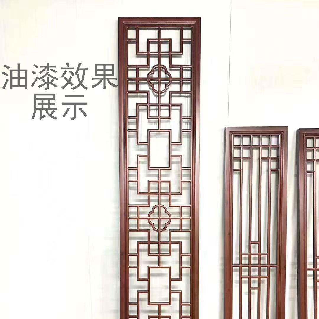 木格东阳木雕镂空木格松子花榫卯中式装修仿古门窗隔实NDO断屏风