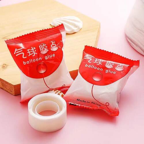 Balloon Adhesive Dots, Double-Sided Round Adhesive Dots, Tra