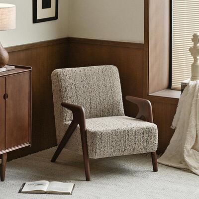 UCK又壳 | 美拉德中古风单人沙发椅覆古文艺设计师小户型休闲 椅