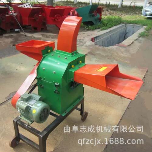 喂羊小型两相电铡草机 志成干湿两用粉碎机 玉米粉碎机
