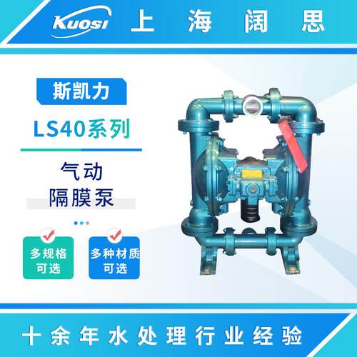 气动隔膜泵LS40AA-AA-N-PP-NP-00排污管道泵废水隔膜泵