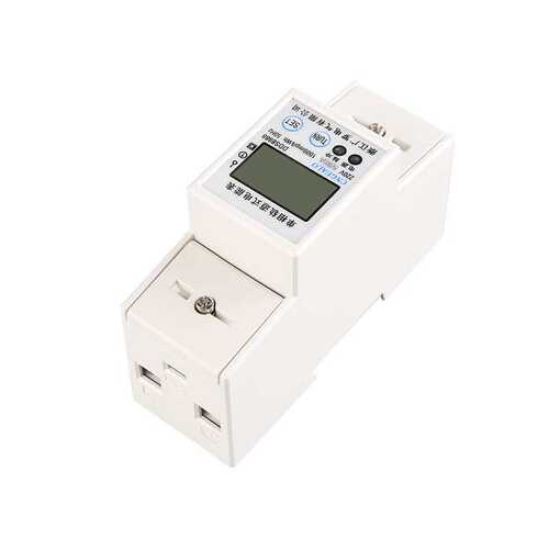 单相导轨式电能表电子式家用出租房220V智能电表2P电能表