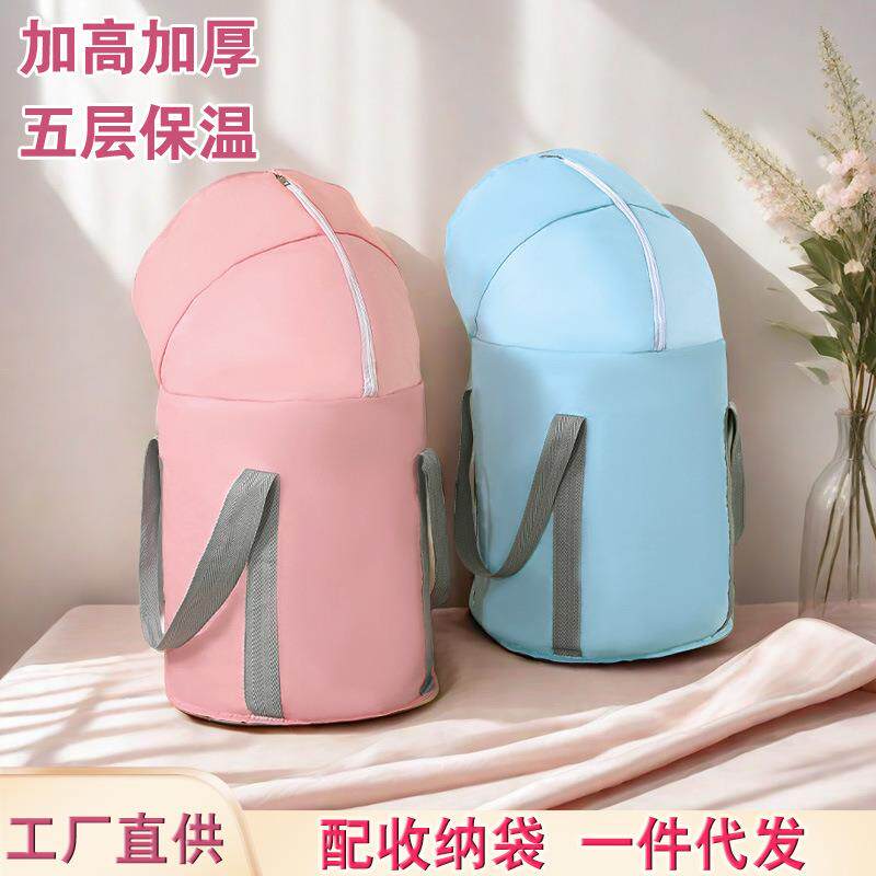泡脚桶可折叠家用便 携式收纳一件起批高深保温过膝过小腿洗脚盆