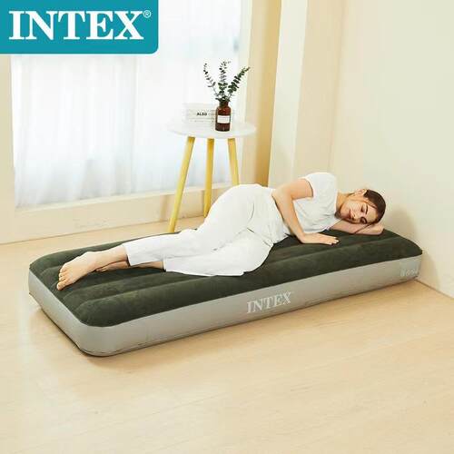 INTEX64106充气床垫家用双人便携午休床简易折叠冲气床气垫床