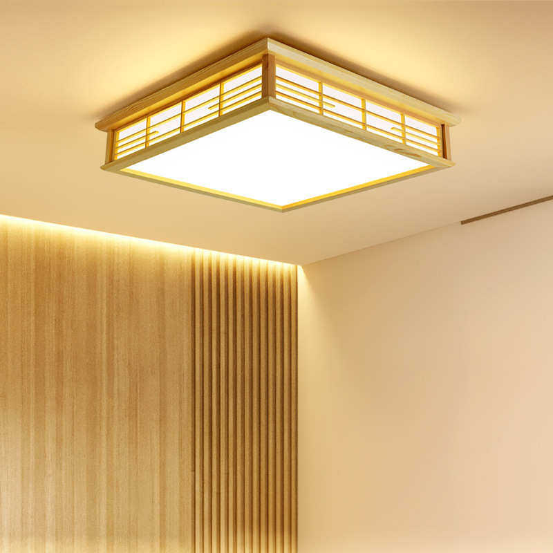 日式榻榻米吸顶灯PSE日规原木客厅灯LED现代简约护眼卧室灯具,家装灯饰光源,智能吸顶灯,淘宝优惠券,粉丝福利购,淘宝优惠卷