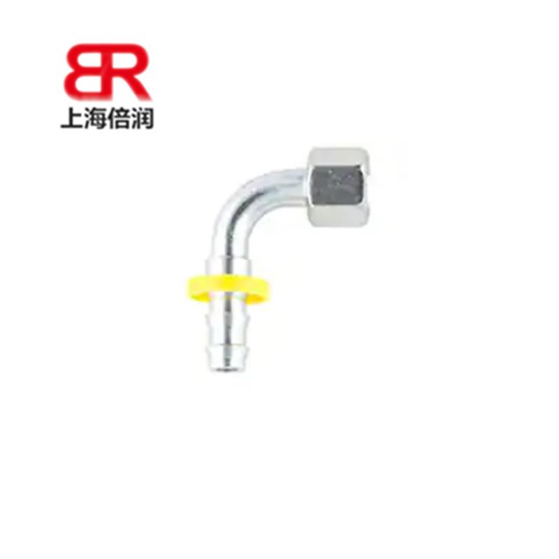 供应永华标准90度头公制内螺纹自插式接头