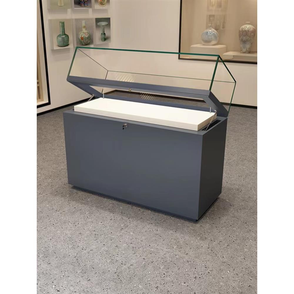 博物馆展示柜台文物收藏古玩玉器玻璃展柜样品产品纪念馆陈列柜台