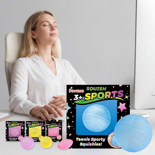 Mini Sport Kawaii Toy Series: Realistic Sports-themed Squish
