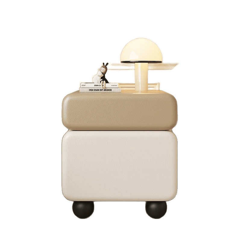 中古风创意2025新款实木床头柜简约现代床边柜轻奢感储物柜子,住宅家具,床头柜,淘宝优惠券,粉丝福利购,淘宝优惠卷