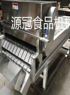 连续式刀鱼切块机不锈钢带鱼切段机全自动带鱼段切割机器切鱼段机