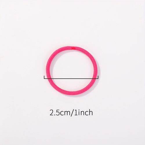 95pcs Girls Colorful Hair Bands Set Elastic Rubber Band Pony