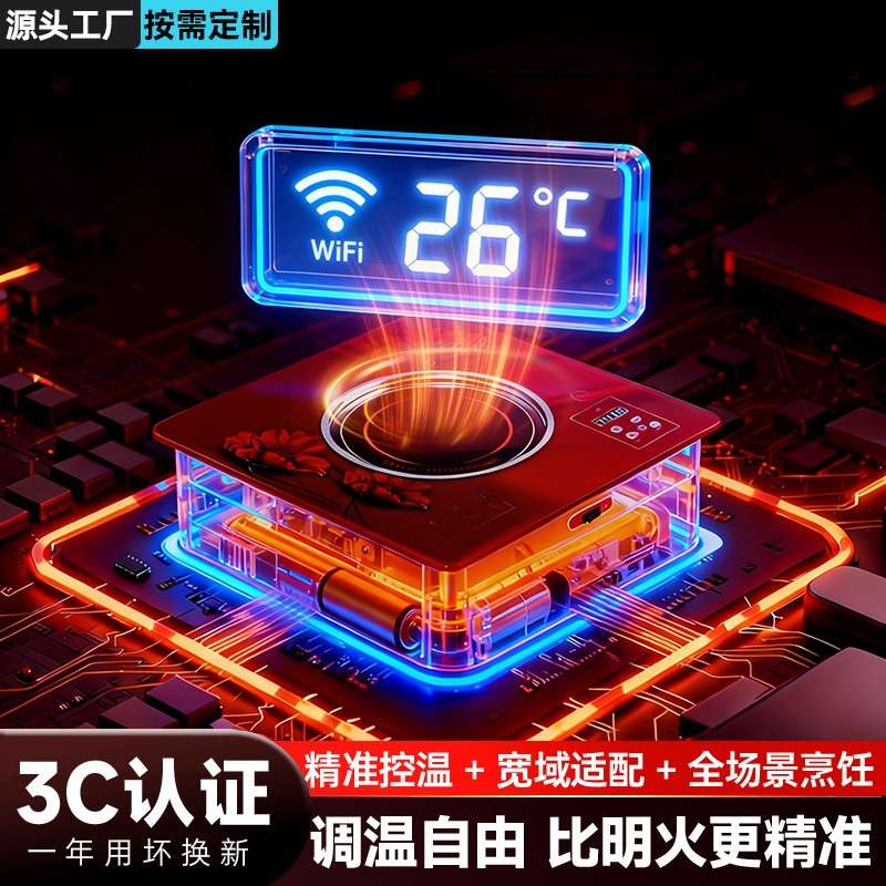天烤火冬炉室家用取暖器电暖器节能内电炉电暖炉电烤火炉电子761