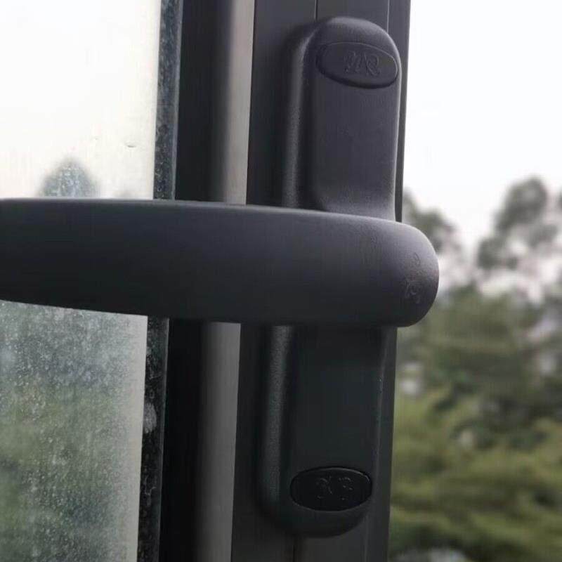 断桥铝合金门窗传动执手 50平开阳台窗户联杆手柄 内外推拉把手.