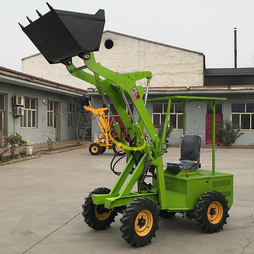 养殖场轮式推土小铲车 全自动液压升降装载机 小型电动装载机铲车