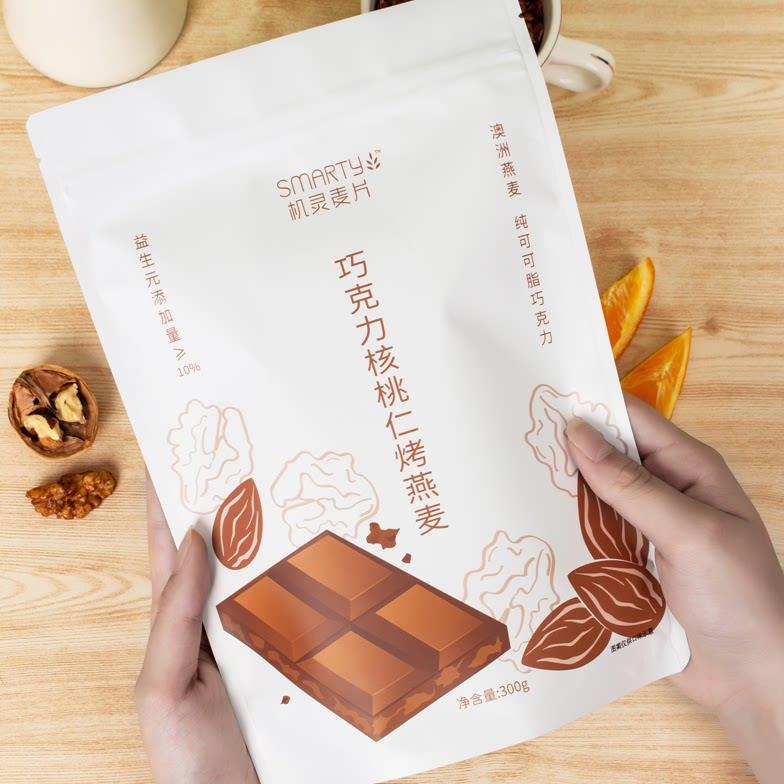 新疆包邮嘉陵燕麦黑巧克力核桃仁生可可烤燕麦坚果酸奶碗早餐即食图片