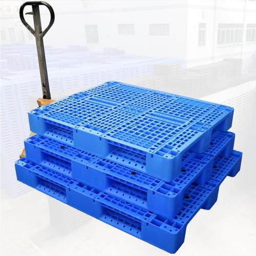 塑料托盘1200*1000*150网格川字托盘塑胶托盘可加钢管叉车栈板