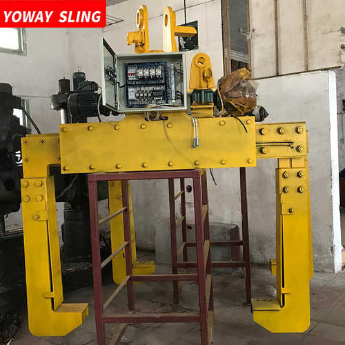电动卧卷夹钳全自动旋转钢卷夹钳伸缩吊夹具卷板吊具自动闭合吊具