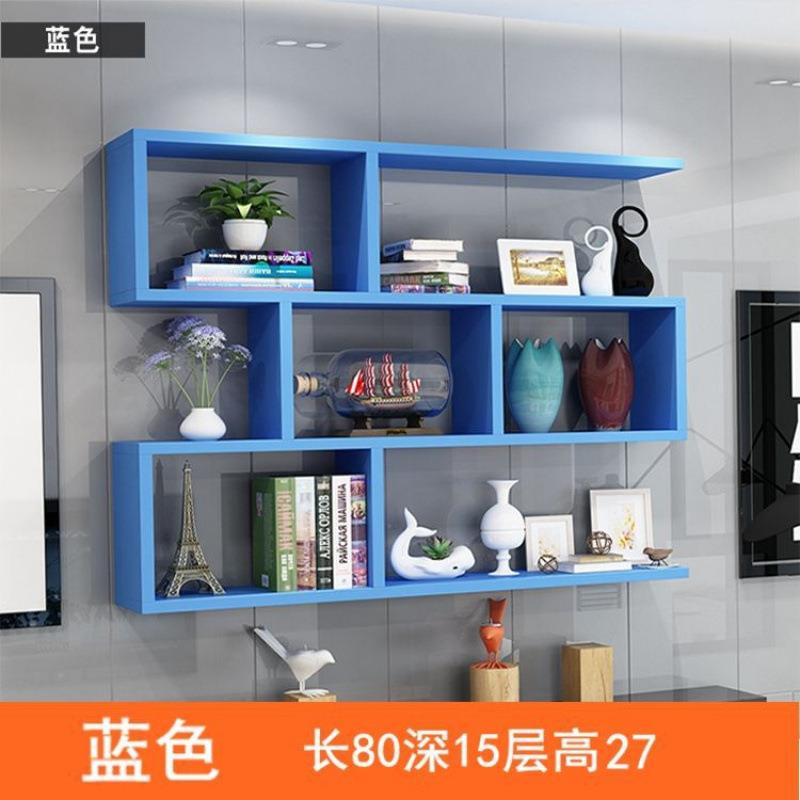 墙上置物架挂墙架式房间吊柜户型小书架挂墙书柜理发OLS店壁收纳