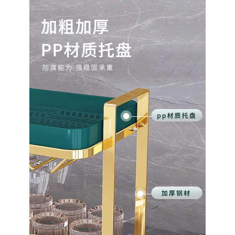 VHM7批发防尘杯子收纳置物架轻奢红酒杯架客厅桌面橱柜放水杯玻璃