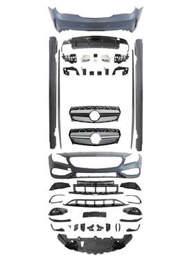 CLA45包围适用于奔驰CLA级W117改装AMG包围保险杠尾唇尾喉2013-19