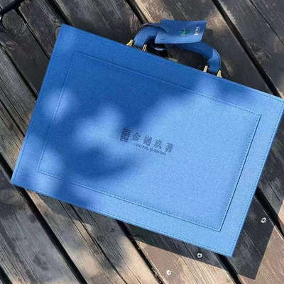 高档交房钥匙盒定制皮质物业楼盘交付文件收纳手提工具箱子交房盒