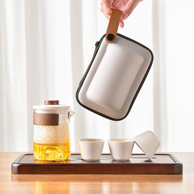 功夫旅行茶具便携式套装泡茶户外旅游露营喝茶套装整套快客杯