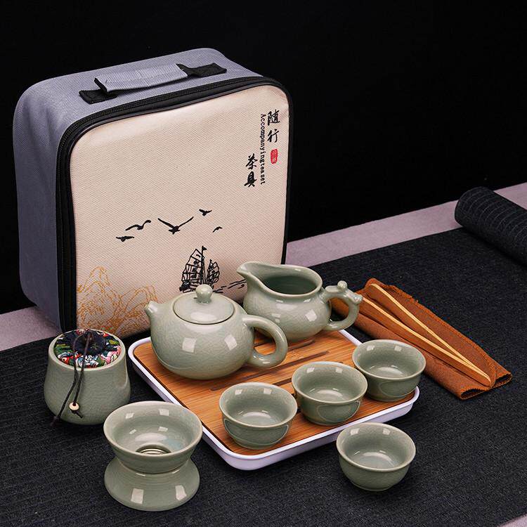 商务礼品实用高档客户定制logo活动年会旅行茶具套装公司开业赠品