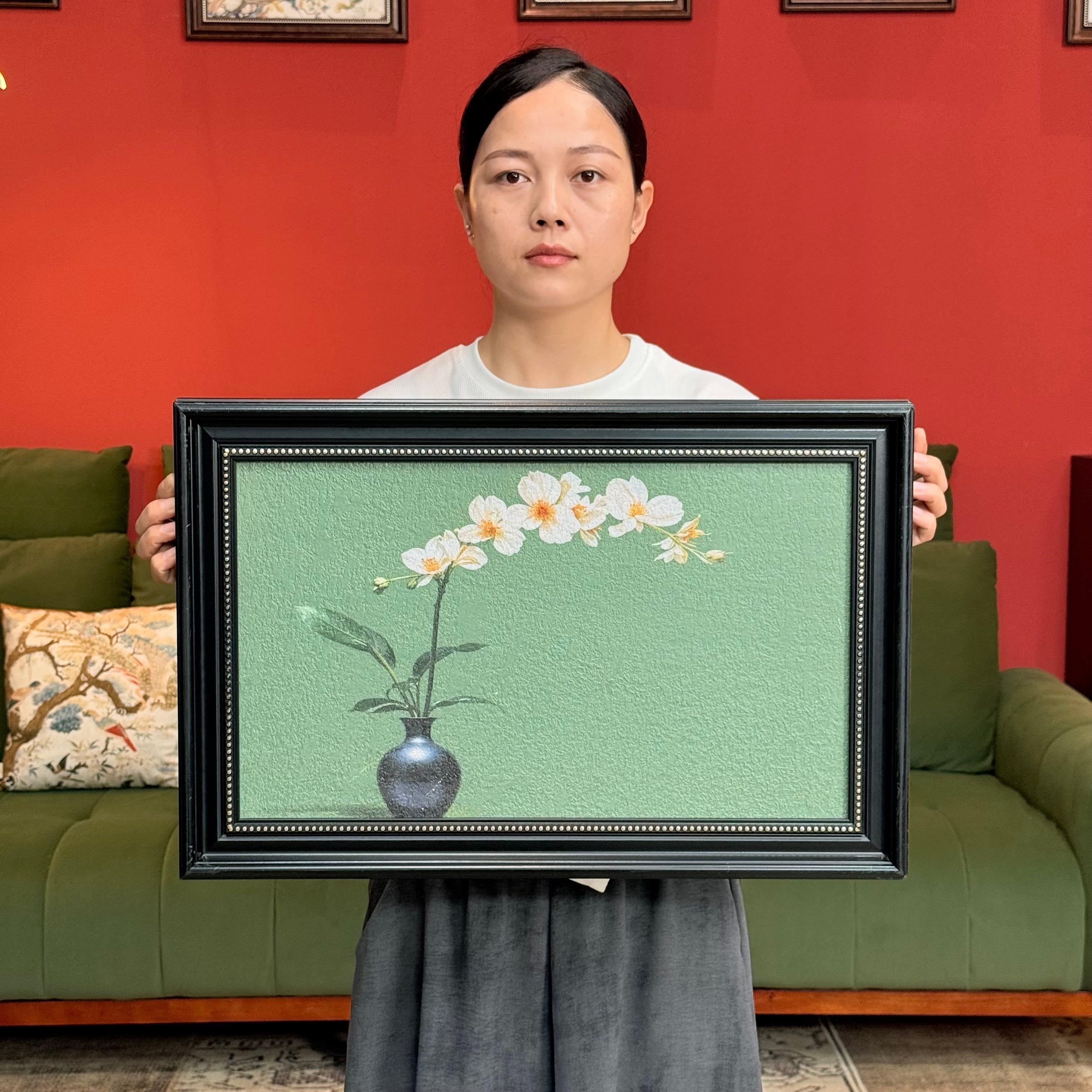 客厅艺术中古风装饰画 画法式覆古书房饭厅墙挂画 画C003壁画 画